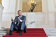 27. 8. 2022, Ljubljana – Pogovor predsednika Republike Slovenije Boruta Pahorja za hrvaki tednik Nacional (Saa Zinaja/NFoto)